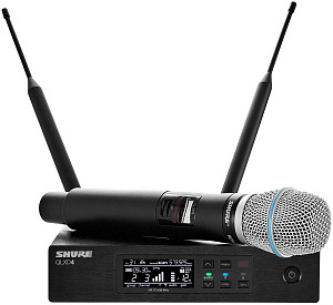 SHURE QLXD24E/B87A G51 вокальная радиосистема с ручным передатчиком BETA87A,...
