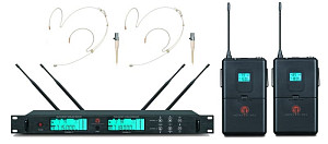 Arthur Forty U-9700B (UHF) - Двухканальная головная радиосистема