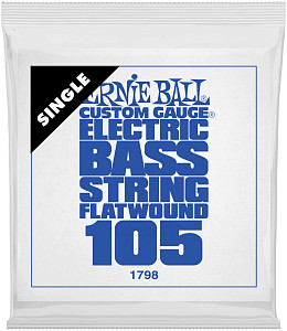 ERNIE BALL 1798 Flatwound .105 - Струна одиночная для бас-гитары