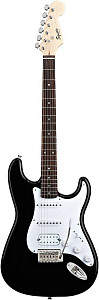 FENDER SQUIER BULLET TREM HSS BLK - Электрогитара шестиструнная