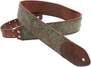 RightOn Straps 8401050090089 Leathercraft Blackguard Teal - Ремень для гитары
