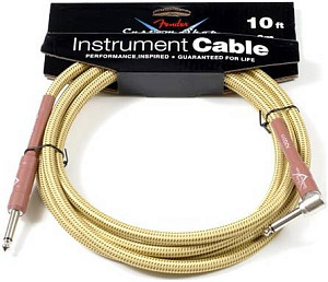 FENDER CUSTOM SHOP 10' INSTRUMENT CABLE TWEED - Инструментальный кабель