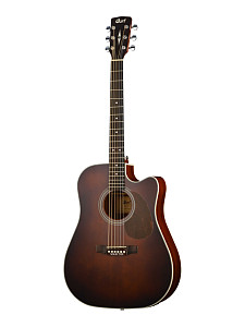 Cort MR500E-BR MR Series - Электроакустическая гитара с вырезом