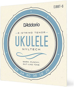 D'ADDARIO EJ88 T-6 - Струны для укулеле тенор 6 струн