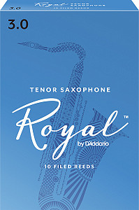 RKB1030 Rico Royal Трости для саксофона тенор, размер 3.0, 10шт в упаковке Rico