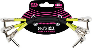 ERNIE BALL 6059, 15см - Инструментальный кабель