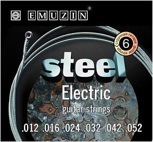 EMUZIN 6S12-52 - Струны для электрогитары