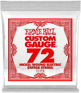 ERNIE BALL 1172 Nickel Wound .072 - Струна одиночная для электрогитары