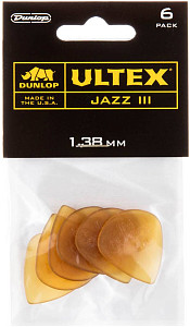 DUNLOP 427P138 Jazz III - Набор медиаторов