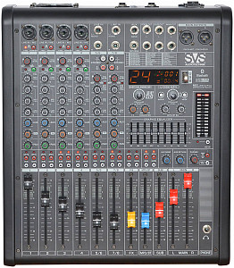 SVS AUDIOTECHNIK PM-8A Активный аналоговый микшерный пульт, 8 каналов,...