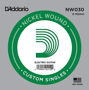 D'Addario NW030 - Одиночная струна для элекрогитары