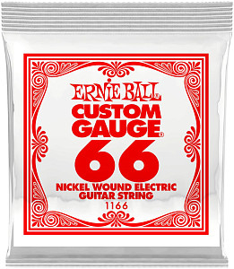 ERNIE BALL 1166 Nickel Wound .066 - Струна одиночная для электрогитары