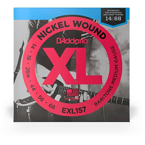 D'ADDARIO EXL157 - Струны для электрогитары; Калибр 14-68; Bartione Guitar