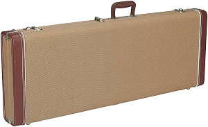 FENDER Pro Series Stratocaster/Telecaster Case Tweed with Orange Plush Interior - Кейс для электрогитары