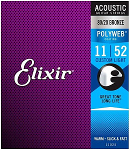 ELIXIR 11025 - Струны для акустической гитары