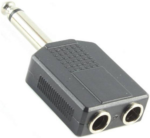 SOUNDKING CC313 Переходник (разъем переходной) 6,35мм, штекер, моно - 2х6,35мм,...