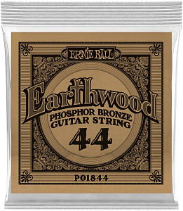 ERNIE BALL 1844 Earthwood Phosphor Bronze .044 - Струна одиночная для акустической гитары