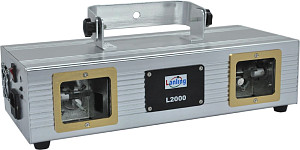 Lanling L2000 RGY - Лазер двухлучевой. Звуковая активация, AUTO, DMX512, Master/ Slave