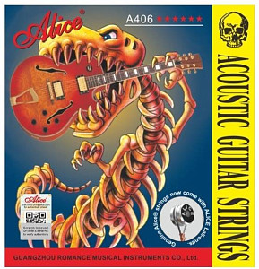 ALICE A406-L - Струны для акустической гитары