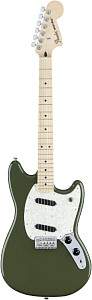 FENDER MUSTANG MN Olive - Электрогитара