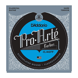 EJ46FF Pro-Arte Carbon Комплект струн для классической гитары, сильное натяжение, D'Addario