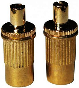 PAXPHIL MB005 GD GD HINGE POST & NUT, 2 PCS/SET, GD - втулка для крепления...