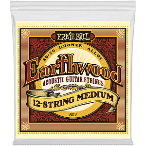 ERNIE BALL 2012 - Струны для 12-струнной акустической гитары; Bronze 80/20; Medium 11-52