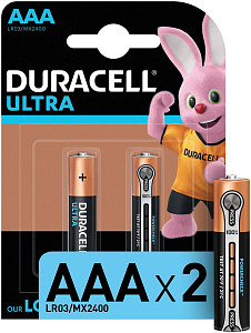 DURACELL LR03 ULTRA POWER уп 2 шт - Батарейка тип AAA