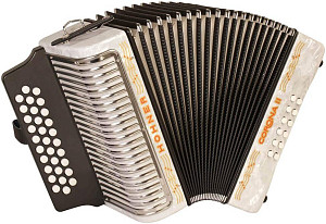 HOHNER Corona II GCF white - Аккордеон диатонический