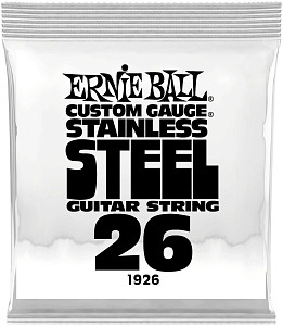 ERNIE BALL 1926 Stainless Steel .026 - Струна одиночная для электрогитары
