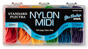 DUNLOP 4432 Nylon Midi Standard медиаторы (Шт)
