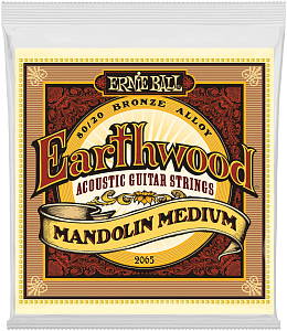 ERNIE BALL 2065 Earthwood 80/20 Bronze Medium 10-36 - Струны для мандолины