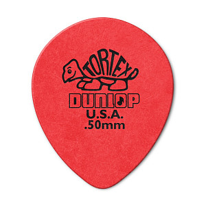 413R.50 Tortex Teardrop Медиаторы 72шт, капля, толщина 0,50мм, Dunlop