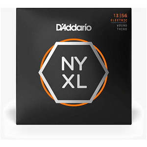 D'ADDARIO NYXL1356W - Струны для электрогитары; Medium; 3я струна в обмотке; Калибр 13-56