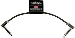 ERNIE BALL 6408 stereo, 15см - Инструментальный кабель