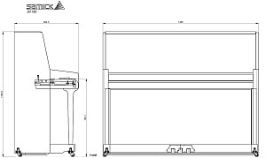 SAMICK JS118D WHHP - Пианино акустическое
