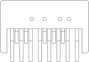 STUDIOLOGIC MP-113 - MIDI клавиатура динамическая, ножная, 13 клавиш-педалей.