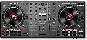 NUMARK NS4FX - DJ-контроллер 4-х канальный, 2 сенсорных 6-дюймовых джога.