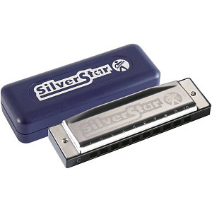 HOHNER SILVER STAR 504/20 SMALL BOX C - Диатоническая губная гармоника. Серия: Enthusiast.
