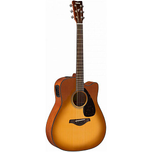 YAMAHA FGX800C Sandburst - Электроакустическая гитара с вырезом.