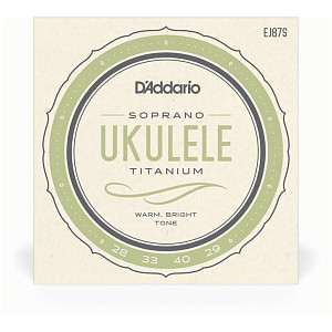D'ADDARIO EJ87 S - Струны для укулеле сопрано, серия Titanium