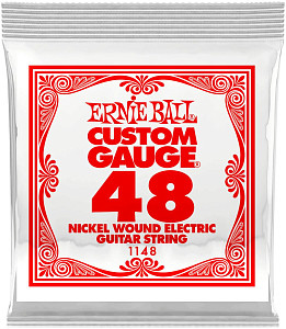 ERNIE BALL 1148 Nickel Wound .048 - Струна одиночная для электрогитары