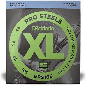 D'ADDARIO EPS165 - Cтруны для бас-гитары; Cталь; Калибр: 045-065-085-105