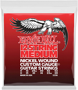 ERNIE BALL 2236 Nickel Wound Medium 11-52 - Струны для 12 струнной электрогитары