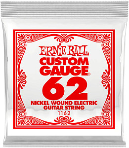 ERNIE BALL 1162 Nickel Wound .062 - Струна одиночная для электрогитары