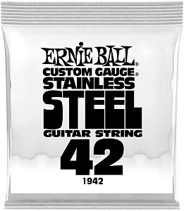 ERNIE BALL 1942 Stainless Steel .042 - Струна одиночная для электрогитары