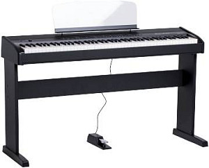 ORLA Stage-Studio-Black-Satin Цифровое пианино, черное, со стойкой (2 коробки)