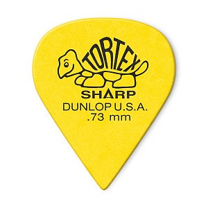 DUNLOP 412P.73 Tortex Sharp - Медиатор, 0,73 мм