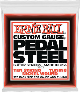 ERNIE BALL 2502 Nickel Wound E9 Tuning 13-38 - Струны для 10 струнной педальной слайд-гитары