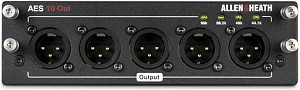 ALLEN&HEATH DLIVE-M-DL-AES10O-A - Карта расширения